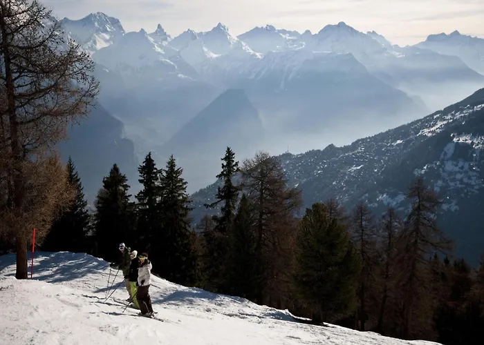 Near Piste Des Mayens Ski-slope 아파트 *