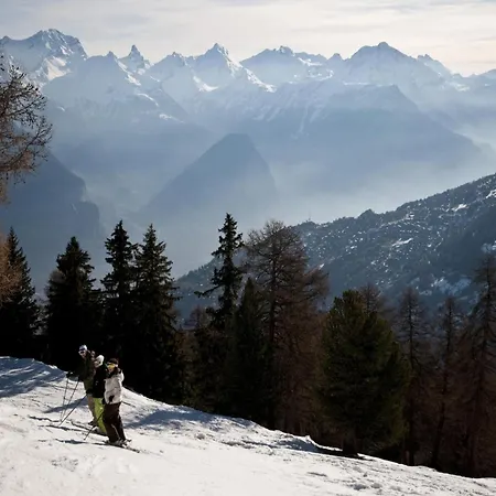 Near Piste Des Mayens Ski-slope شقة *